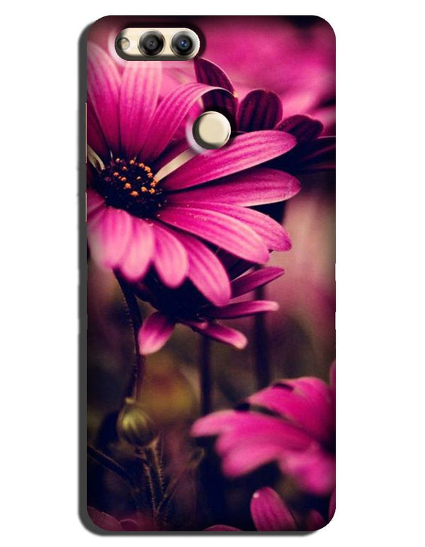 Purple Daisy Case for Honor 7X