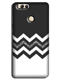 Black white Pattern Case for Honor 7A