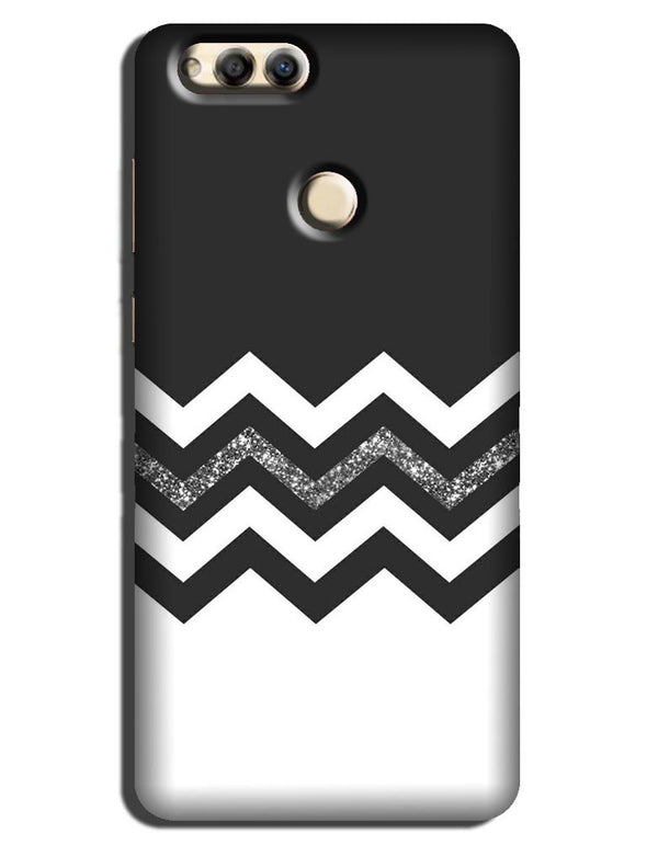 Black white Pattern Case for Honor 7X