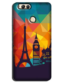 Eiffel Tower Case for Honor 7A