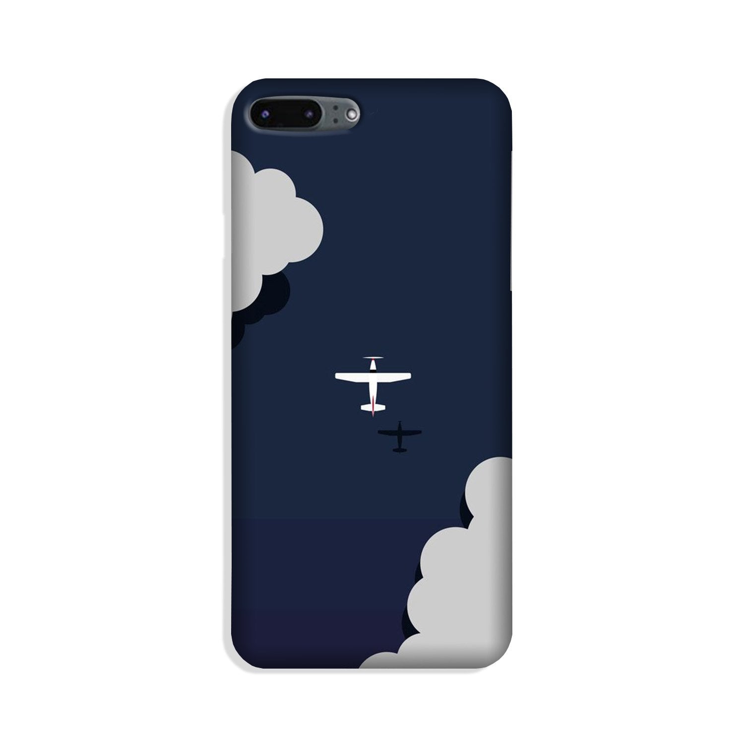 Clouds Plane Case for iPhone 8 Plus (Design - 196)