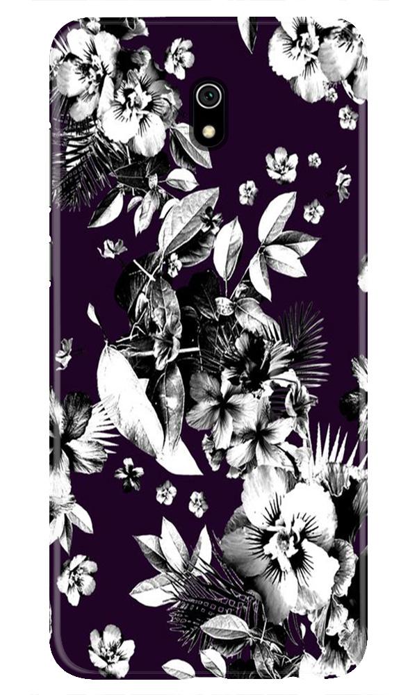 white flowers Case for Xiaomi Redmi 8A