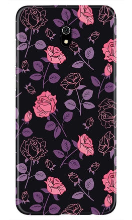 Rose Black Background Case for Xiaomi Redmi 8A
