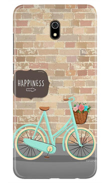 Happiness Mobile Back Case for Xiaomi Redmi 8A (Design - 53)