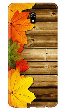 Wooden look3 Mobile Back Case for Xiaomi Redmi 8A (Design - 61)