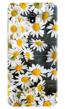 White flowers2 Mobile Back Case for Xiaomi Redmi 8A (Design - 62)