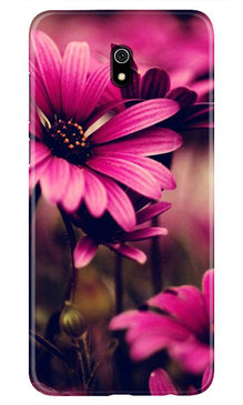 Purple Daisy Mobile Back Case for Xiaomi Redmi 8A (Design - 65)