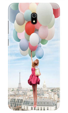 Girl with Baloon Mobile Back Case for Xiaomi Redmi 8A (Design - 84)