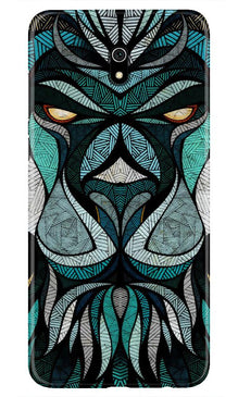Lion Mobile Back Case for Xiaomi Redmi 8A (Design - 97)