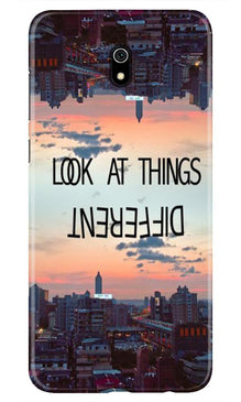 Look at things different Mobile Back Case for Xiaomi Redmi 8A (Design - 99)