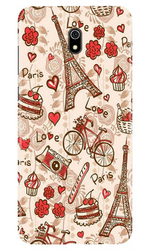 Love Paris Mobile Back Case for Xiaomi Redmi 8A  (Design - 103)