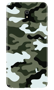 Army Camouflage Mobile Back Case for Xiaomi Redmi 8A  (Design - 108)