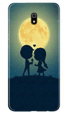 Love Couple Mobile Back Case for Xiaomi Redmi 8A  (Design - 109)