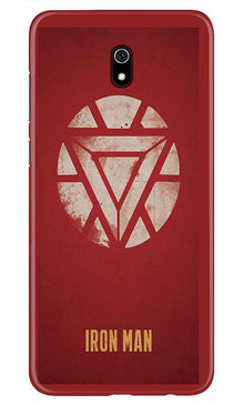 Iron Man Superhero Mobile Back Case for Xiaomi Redmi 8A  (Design - 115)