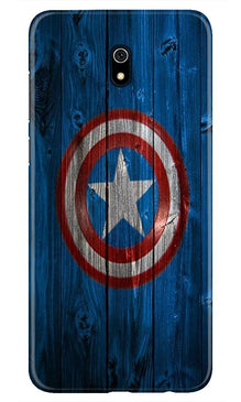 Captain America Superhero Mobile Back Case for Xiaomi Redmi 8A  (Design - 118)