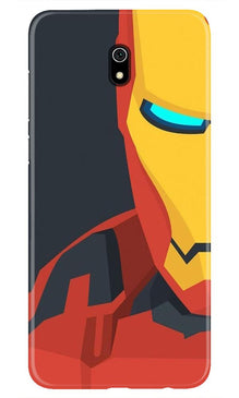 Iron Man Superhero Mobile Back Case for Xiaomi Redmi 8A  (Design - 120)