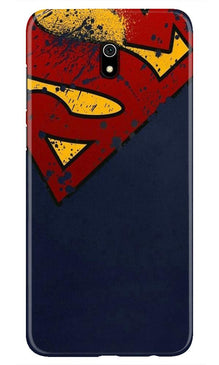 Superman Superhero Mobile Back Case for Xiaomi Redmi 8A  (Design - 125)