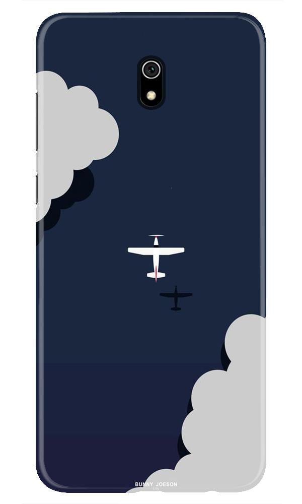 Clouds Plane Case for Xiaomi Redmi 8A (Design - 196)
