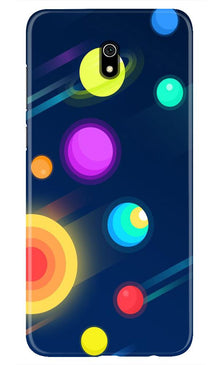 Solar Planet Mobile Back Case for Xiaomi Redmi 8A (Design - 197)