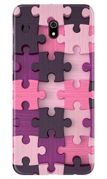 Puzzle Mobile Back Case for Xiaomi Redmi 8A (Design - 199)