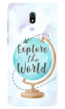 Explore the World Mobile Back Case for Xiaomi Redmi 8A (Design - 207)