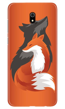 Wolf  Mobile Back Case for Xiaomi Redmi 8A (Design - 224)