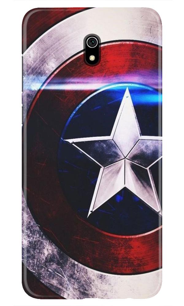 Captain America Shield Case for Xiaomi Redmi 8A (Design No. 250)