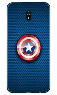 Captain America Shield Mobile Back Case for Xiaomi Redmi 8A (Design - 253)