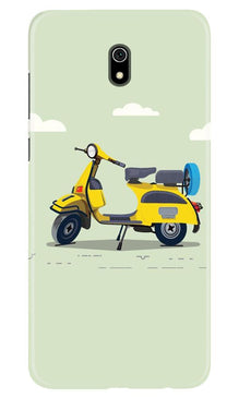 Vintage Scooter Mobile Back Case for Xiaomi Redmi 8A (Design - 260)