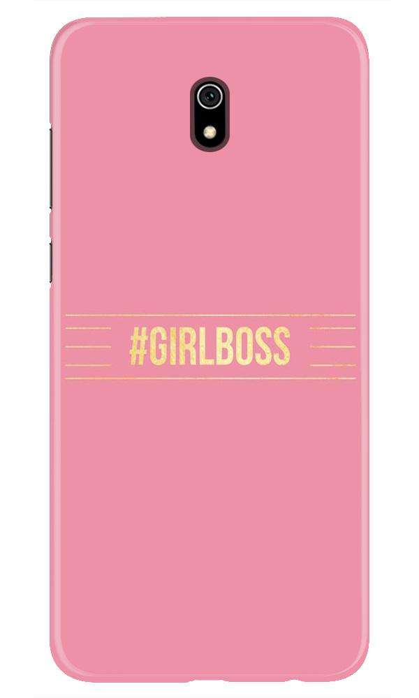 Girl Boss Pink Case for Xiaomi Redmi 8A (Design No. 263)