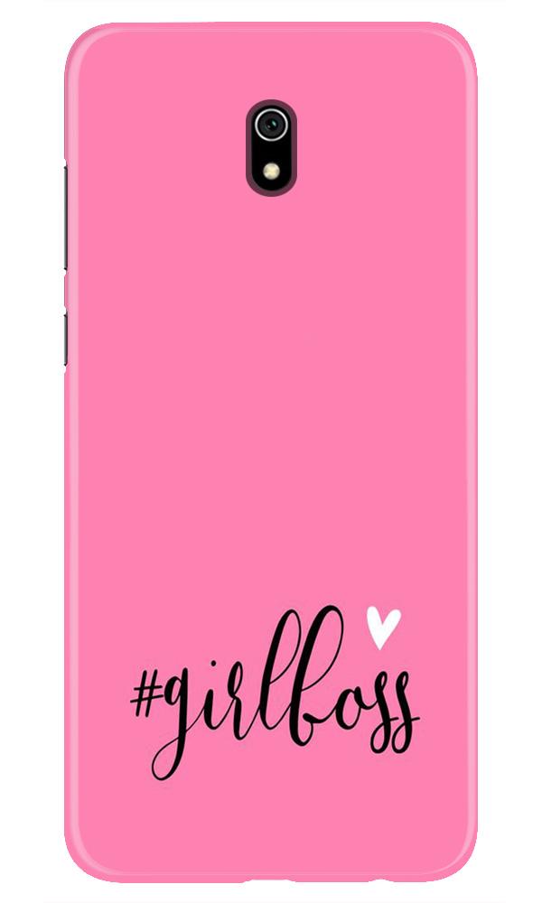 Girl Boss Pink Case for Xiaomi Redmi 8A (Design No. 269)