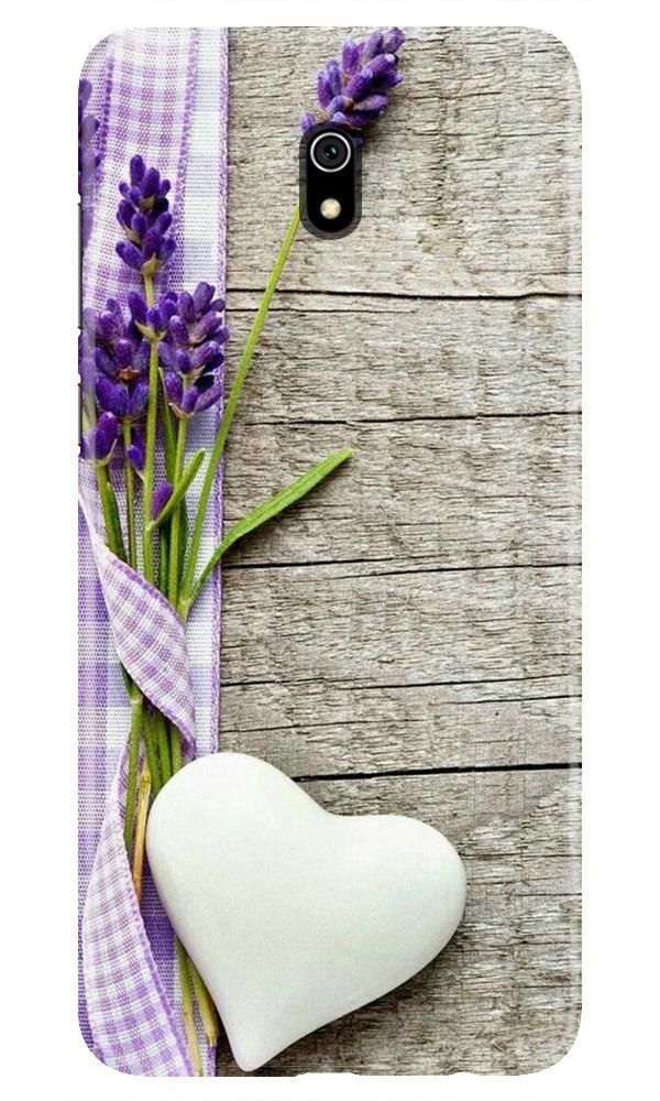 White Heart Case for Xiaomi Redmi 8A (Design No. 298)