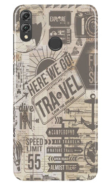 Travel Case for Honor 8X  (Design - 104)