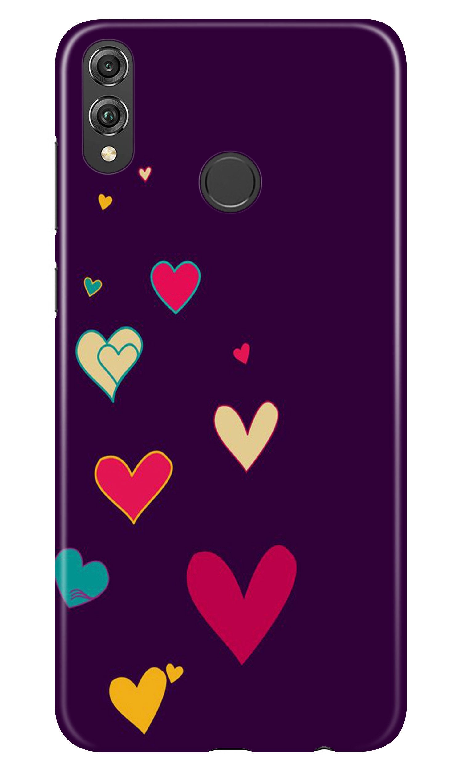 Purple Background Case for Honor 8X  (Design - 107)