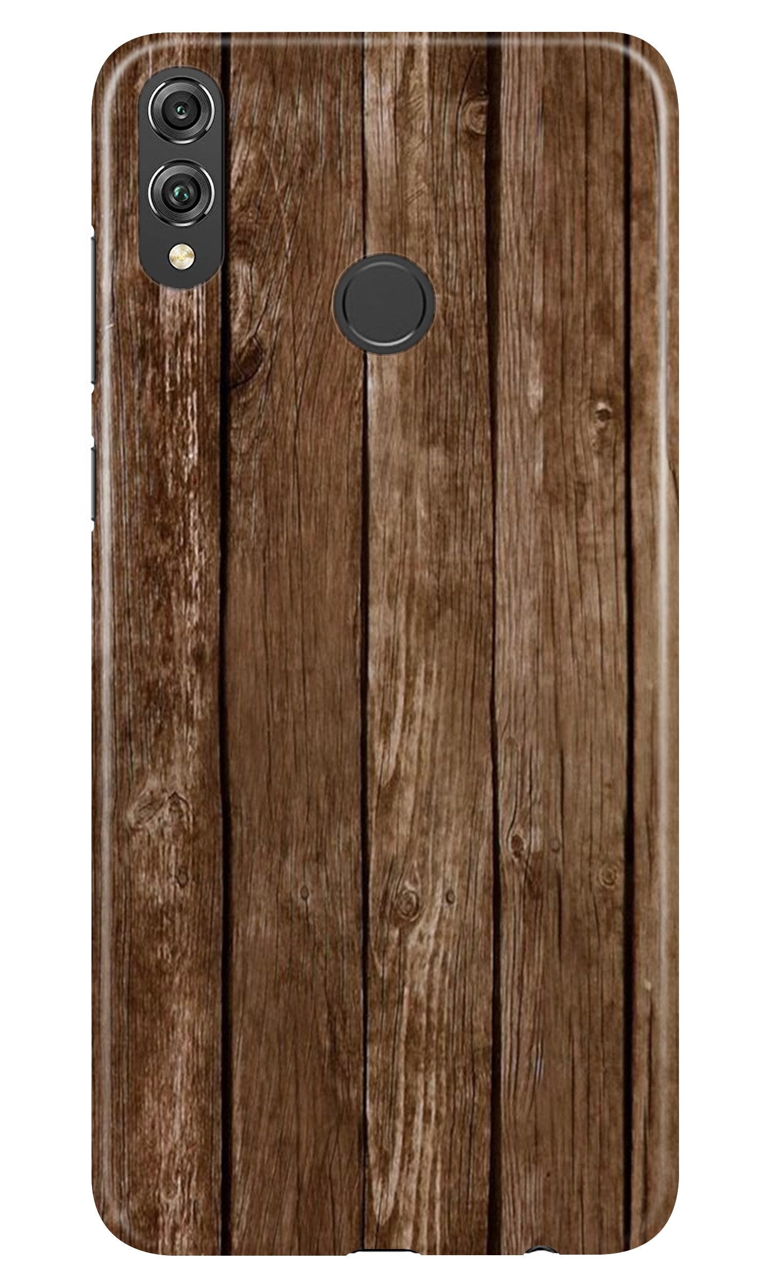 Wooden Look Case for Honor 8X  (Design - 112)