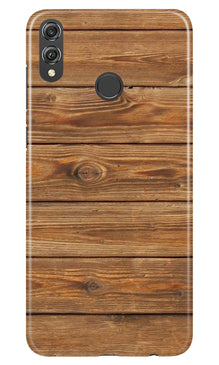 Wooden Look Case for Honor 8X  (Design - 113)