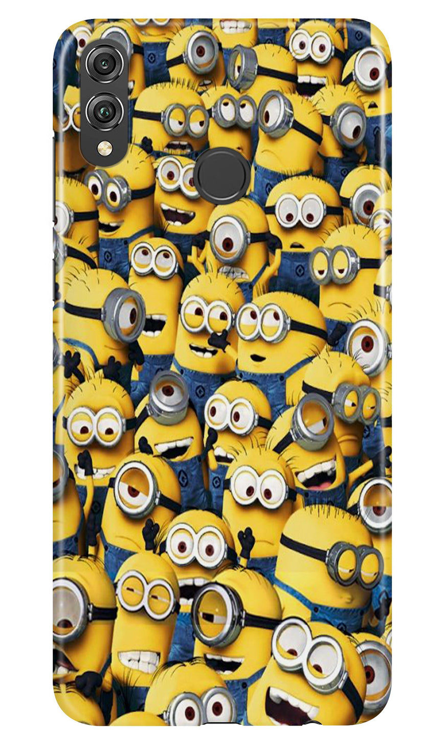 Minions Case for Honor 8X  (Design - 126)