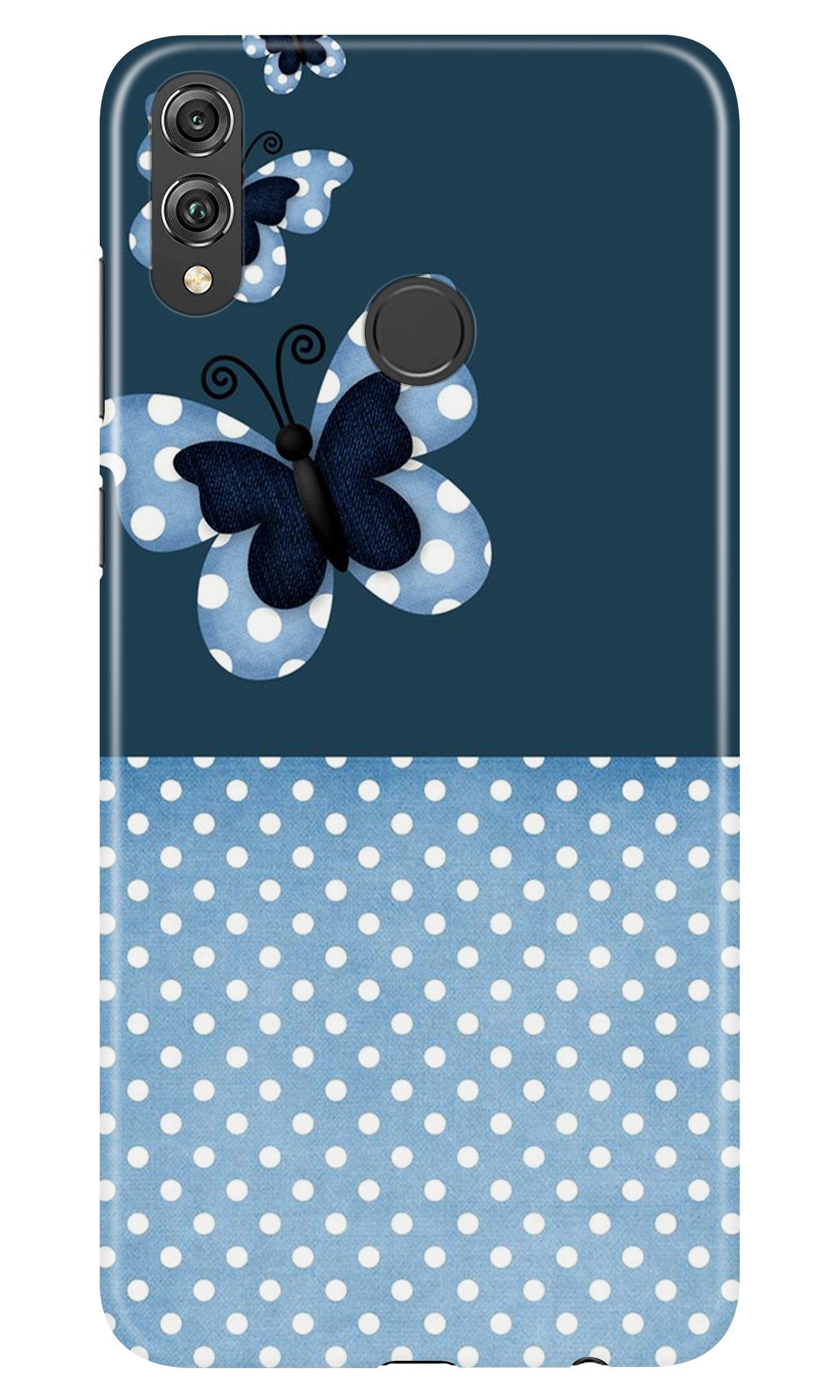 White dots Butterfly Case for Honor 8X