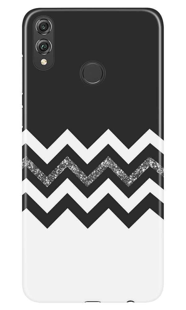 Black white Pattern Case for Honor 8X