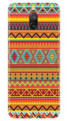 Zigzag line pattern Mobile Back Case for Redmi 8a Dual (Design - 4)