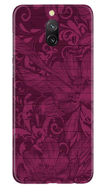 Purple Backround Mobile Back Case for Redmi 8a Dual (Design - 22)