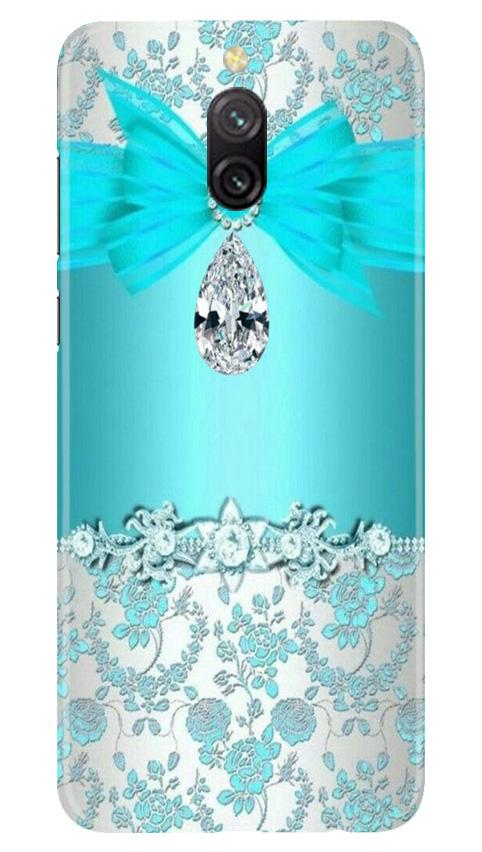 Shinny Blue Background Case for Redmi 8a Dual