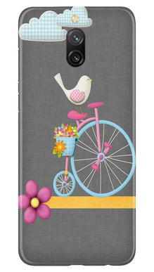 Sparron with cycle Mobile Back Case for Redmi 8a Dual (Design - 34)