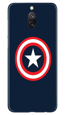 Captain America Mobile Back Case for Redmi 8a Dual (Design - 42)