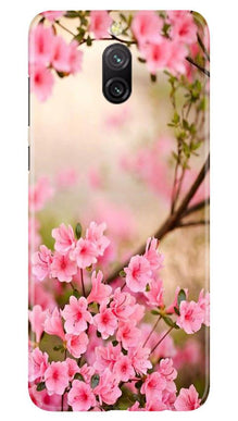 Pink flowers Mobile Back Case for Redmi 8a Dual (Design - 69)