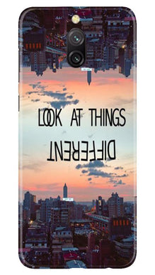 Look at things different Mobile Back Case for Redmi 8a Dual (Design - 99)