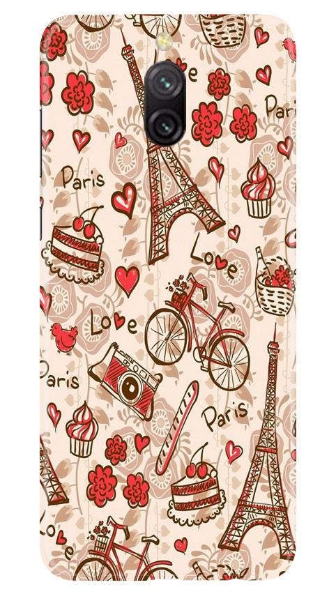 Love Paris Case for Redmi 8a Dual  (Design - 103)