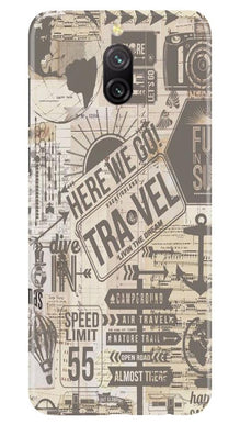 Travel Mobile Back Case for Redmi 8a Dual  (Design - 104)