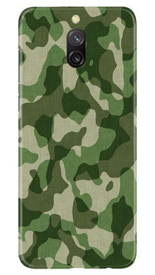 Army Camouflage Mobile Back Case for Redmi 8a Dual  (Design - 106)