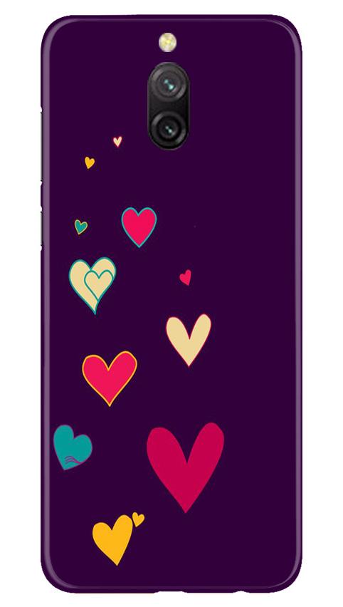 Purple Background Case for Redmi 8a Dual  (Design - 107)